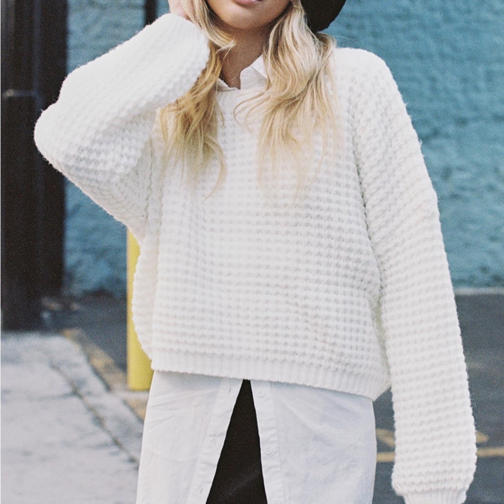 Princess Polly - White Sweater
